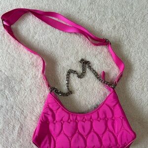 Pink Quilted Women's Bag